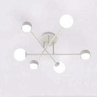 Emibig HOLON 6-lichts plafondlamp - Wit