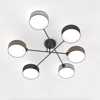 Emibig MAGA 6-lichts plafondlamp - Mix kappen