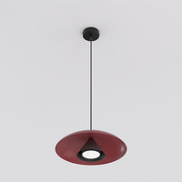 Babel hanglamp 6-lichts bordeaux zwart