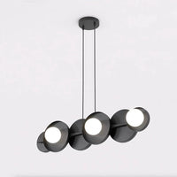 Emibig MODEL 6-lichts hanglamp - Zwart frame