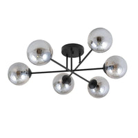 Emibig ROMA 6-lichts plafondlamp - Smoked glas - Mooier Thuis
