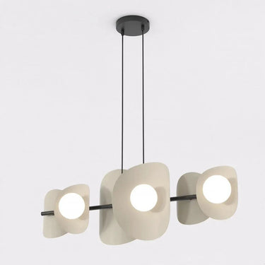 ELEMENTI 6-lichts hanglamp – beige/mokka