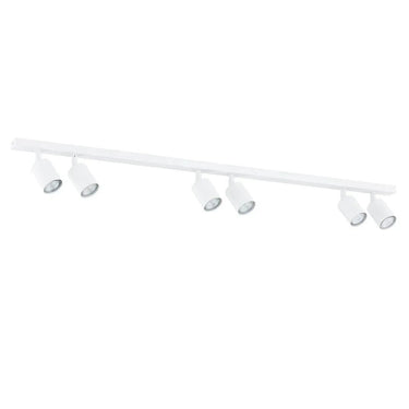 FLASH 6-lichts plafondlamp - Wit frame