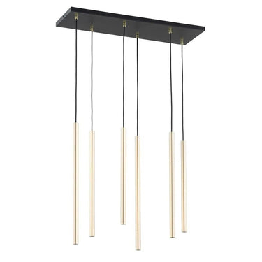 SELTER 6-lichts hanglamp - Goud
