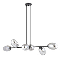 Emibig PANDORA 6-lichts hanglamp - Smoked glas