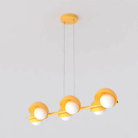 Emibig BOOM 6-lichts hanglamp - Oranje frame
