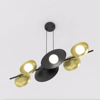 Emibig VOLUME 6-lichts hanglamp - Zwart Goud