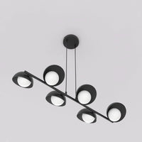 Emibig BOOM 6-lichts hanglamp - Zwart wit