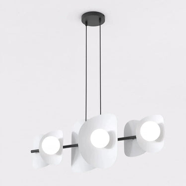 ELEMENTS 6-lichts hanglamp - Wit-grijs design