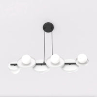 Emibig MODEL 6-lichts hanglamp - Wit glas - Mooier Thuis