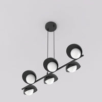 Emibig BOOM 6-lichts hanglamp - Zwart wit - Mooier Thuis