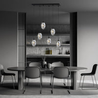 Emibig ASTRAL 6-lichts hanglamp - Smoked glas - Mooier Thuis