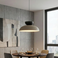 Mega hanglamp 6-lichts mokka zwart