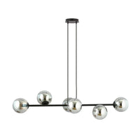 Emibig ROSSI 6-lichts hanglamp - Smoked glas - Mooier Thuis