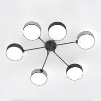 Emibig MAGA 6-lichts plafondlamp - Mix textiel - Mooier Thuis