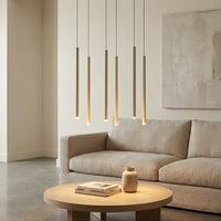 Selter hanglamp 6-lichts mokka