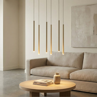 Selter hanglamp 6-lichts mokka