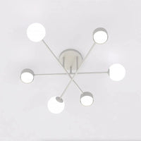 Emibig HOLON 6-lichts plafondlamp - Wit - Mooier Thuis