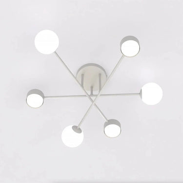 HOLON 6-lichts plafondlamp - Wit