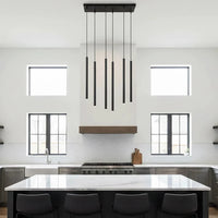 Emibig SELTER 6-lichts hanglamp - Zwart minimalistisch - Mooier Thuis
