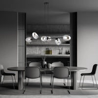 Emibig PANDORA 6-lichts hanglamp - Smoked glas - Mooier Thuis