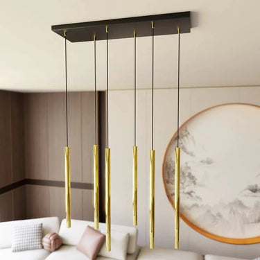 SELTER 6-lichts hanglamp - Goud