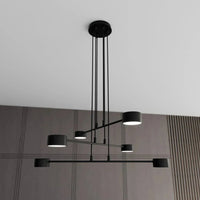 Emibig MODUS 6-lichts hanglamp - Zwart gepoedercoat staal - Mooier Thuis