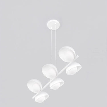 BOOM 6-lichts hanglamp - Wit glas