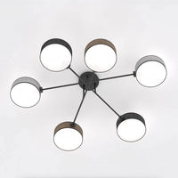 Emibig MAGA 6-lichts plafondlamp - Mix kappen - Mooier Thuis