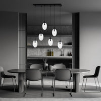 ASTRAL 6-lichts hanglamp - Helder glas - afbeelding 2