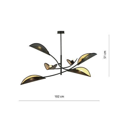 Lotus 6 Schwarz/Gold