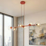 Magnus hanglamp helder glas 6-lichts transparant hanglamp met ronde bol - sfeervol in een Modern interieur