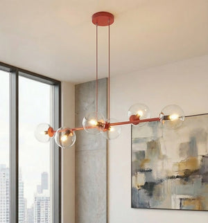 Magnus hanglamp helder glas 6-lichts transparant