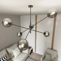 LINEAR 6-lichts hanglamp - Smoked glas - afbeelding 2