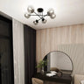 ROMA 6-lichts plafondlamp - Smoked glas plafondlamp met ronde bol - afbeelding 5