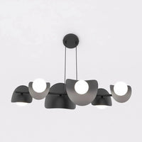 ELEMENTS 6-lichts hanglamp - Zwart - afbeelding 2
