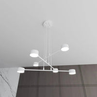 MODUS 6-lichts hanglamp - Wit - afbeelding 2