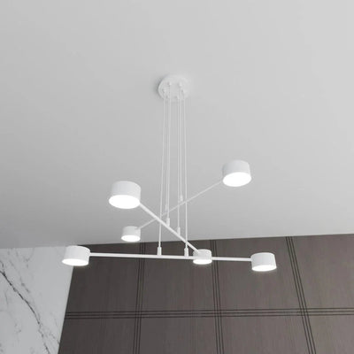 MODUS 6-lichts hanglamp - Wit