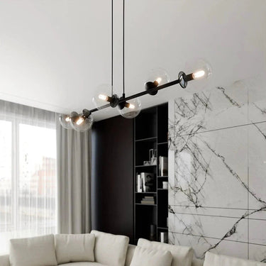 ROSSI 6-lichts hanglamp - Helder glas