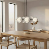 MODEL 6-lichts hanglamp - Wit glas hanglamp met lampenkap - bestellen bij Mooier Thuis