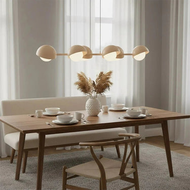 BOOM 6-lichts hanglamp – Beige