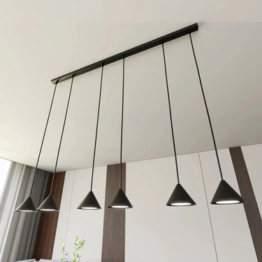 ELIT 6-lichts hanglamp - Zwart