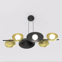 VOLUME 6-lichts hanglamp - Zwart Goud - afbeelding 2