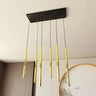 SELTER 6-lichts hanglamp - Goud hanglamp met buisvorm - afbeelding 5