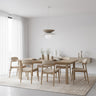 Nagoya hanglamp wit glas 6-lichts mokka hanglamp met lampenkap - afbeelding 5