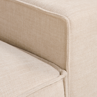 3-Zits Bank Lara - Stof Beige