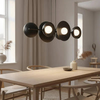 VOLUME 6-lichts hanglamp - Wit glas hanglamp met lampenkap - afbeelding 6