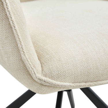 Eetkamerstoel Lenny - Stof Beige