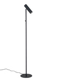 Paris Vloerlamp Zwart met Verstelbare Spot 150 cm - staal - Mooier Thuis