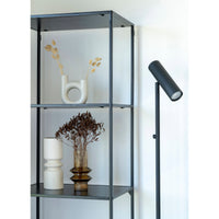 Paris Vloerlamp Zwart met Verstelbare Spot 150 cm